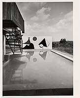 
Stillman House I -Swimming pool designed by Marcel Breuer. 
