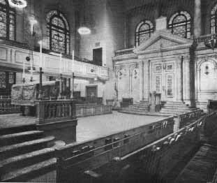 Inside of Synagogue